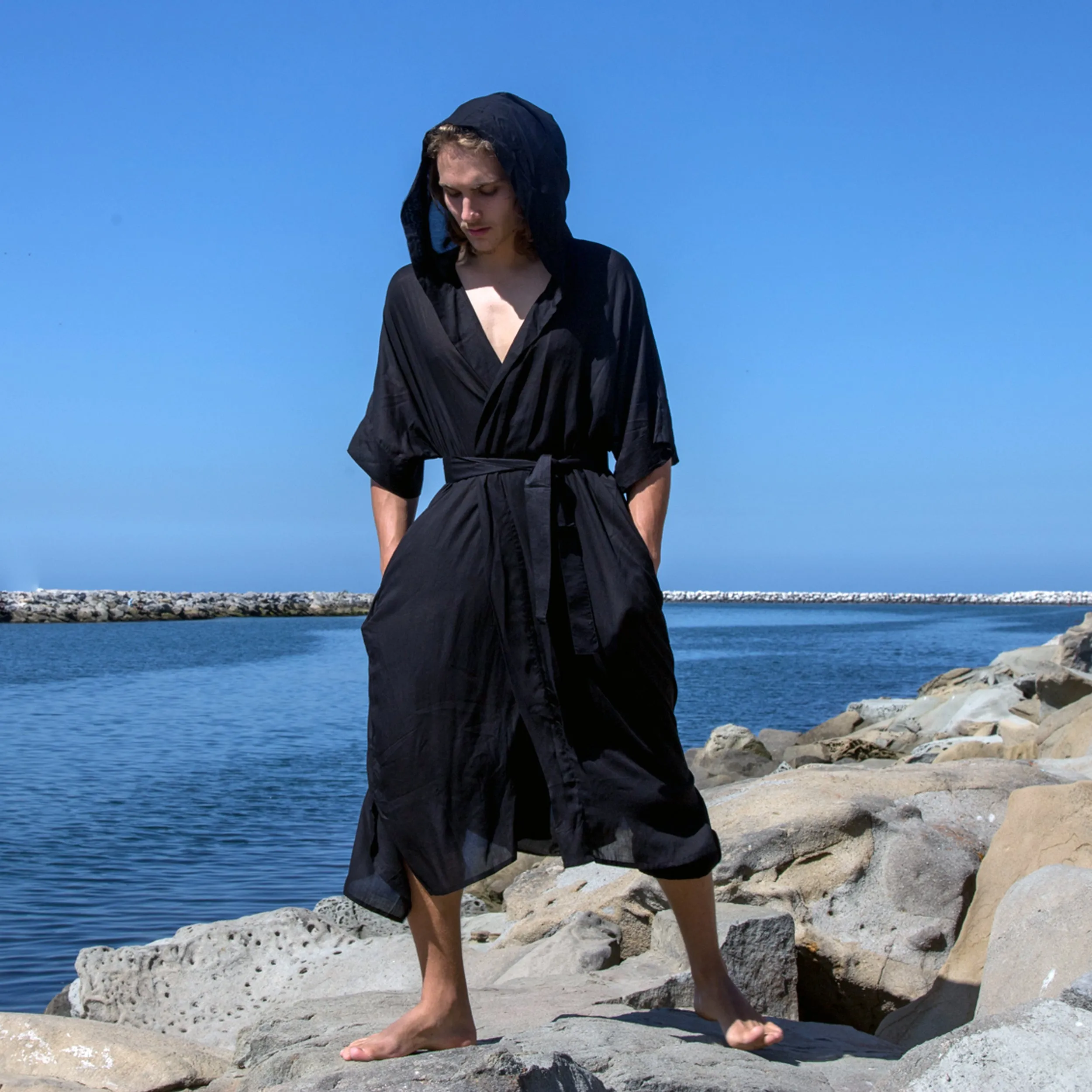 Wandering Monk | Black Kimono | Him