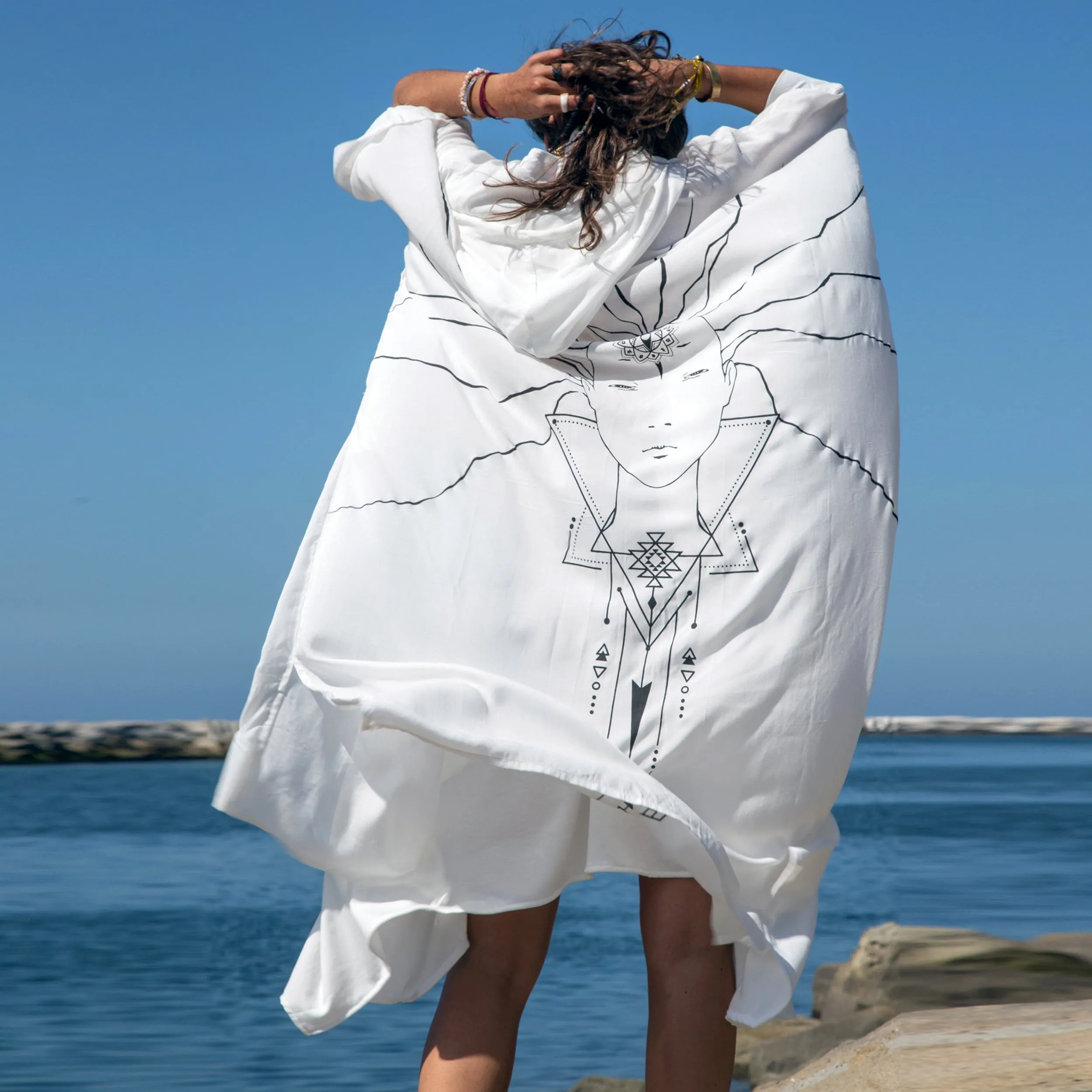 Wandering Monk | White Kimono