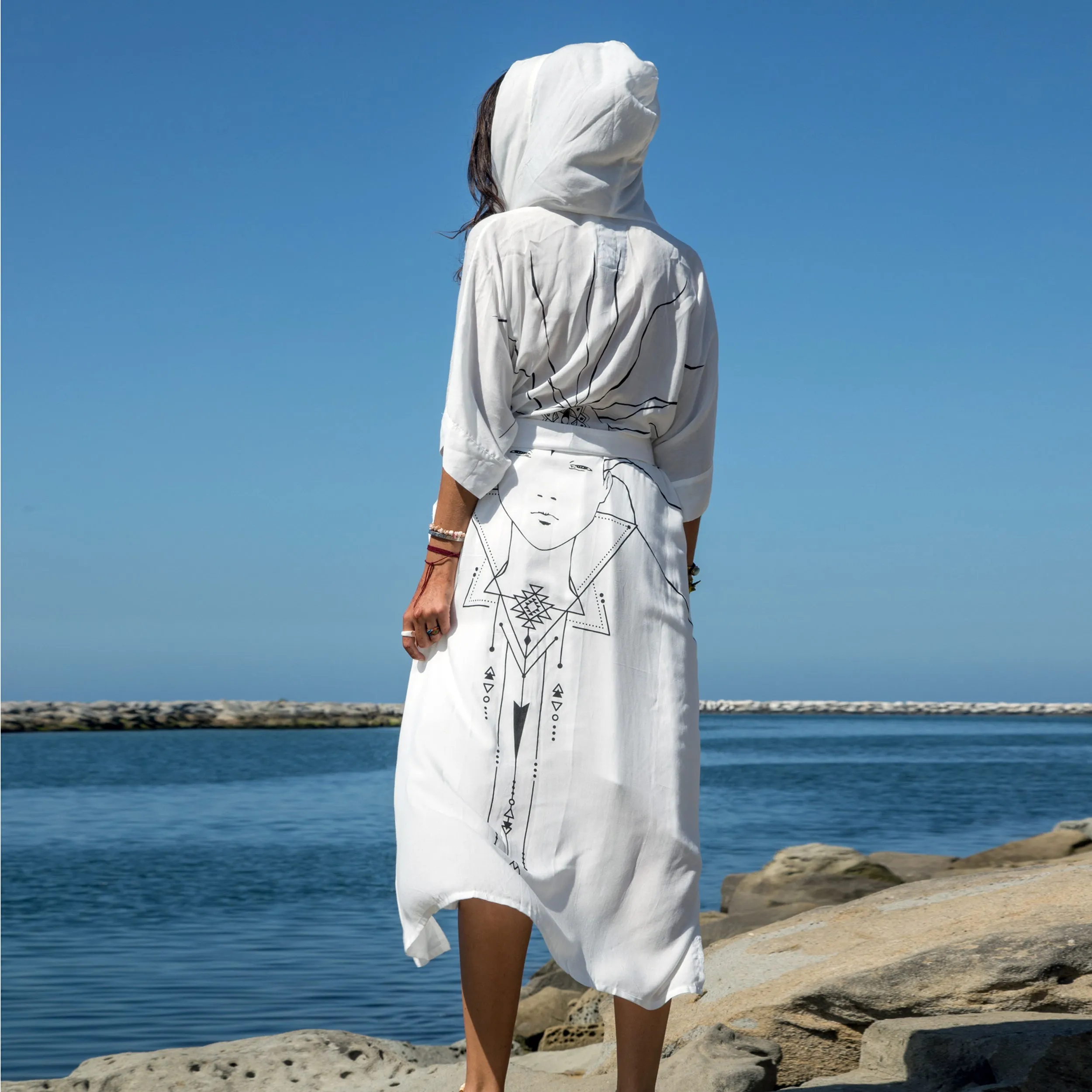 Wandering Monk | White Kimono