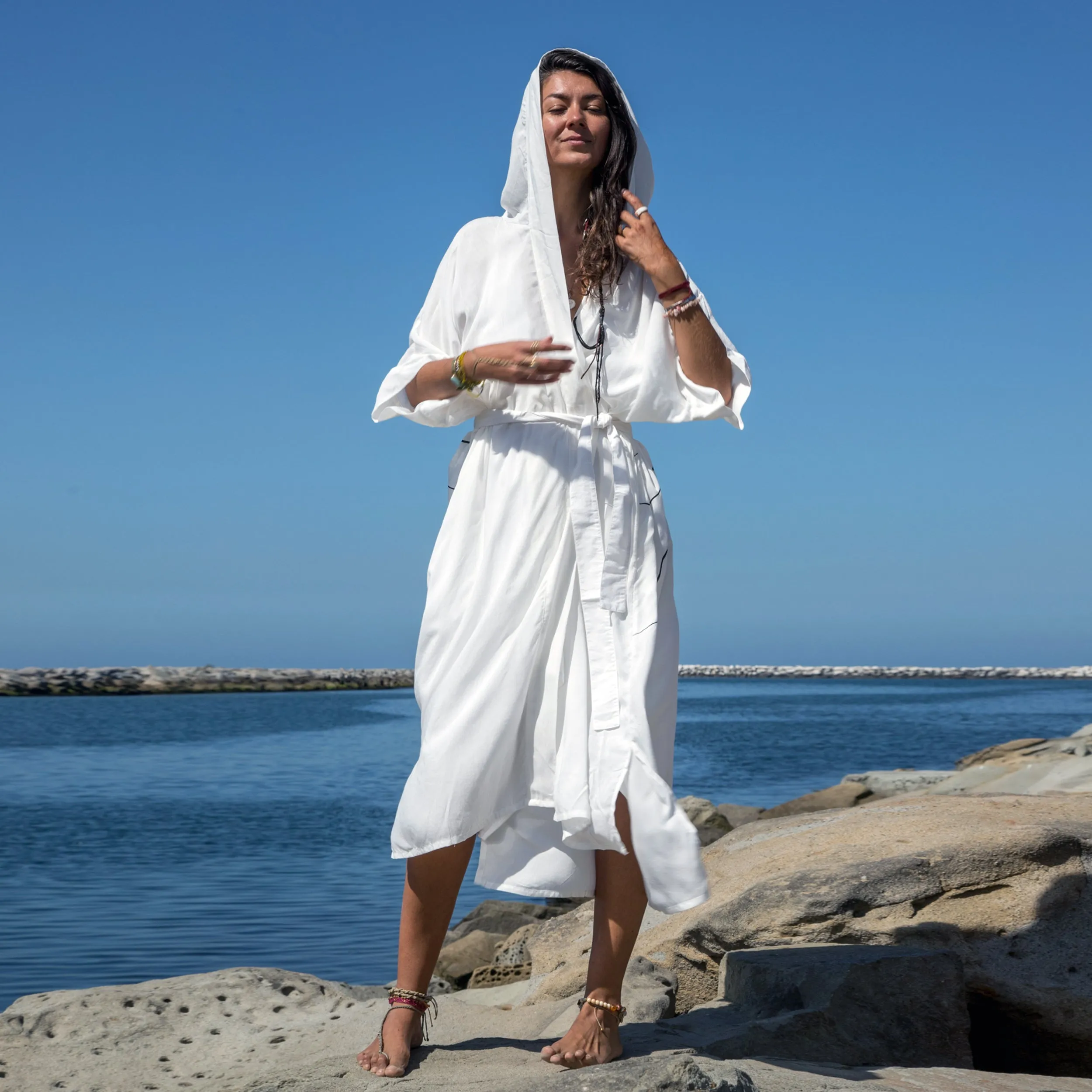 Wandering Monk | White Kimono