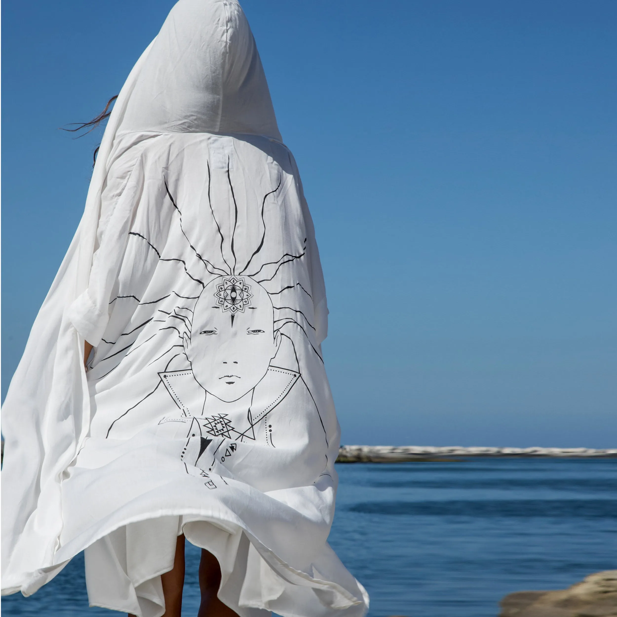 Wandering Monk | White Kimono