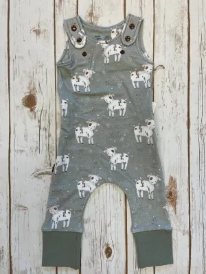 WCC - Grow With Me Romper - Farm Goat