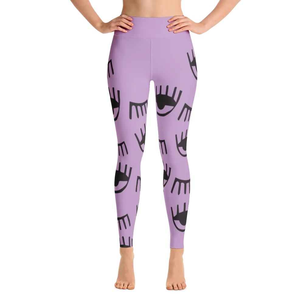Wearable Art Leggings : Wink