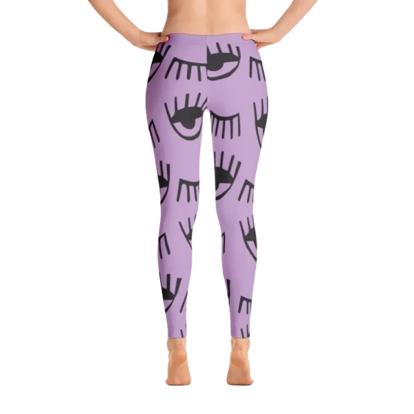 Wearable Art Leggings : Wink