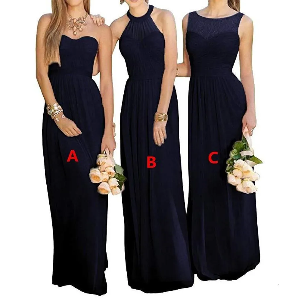 Wedding Maxi Gowns Sleeveless Bodycon Bridesmaid Dress