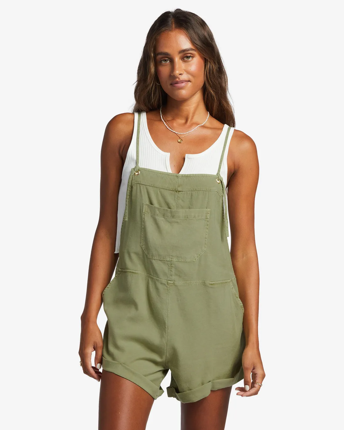 Wild Pursuit Overalls Romper