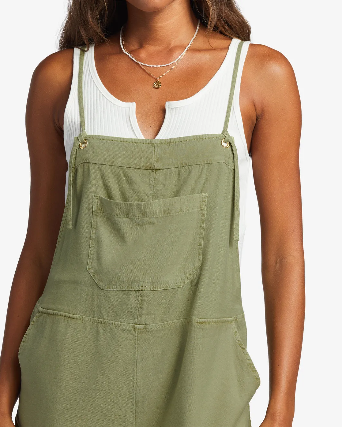 Wild Pursuit Overalls Romper