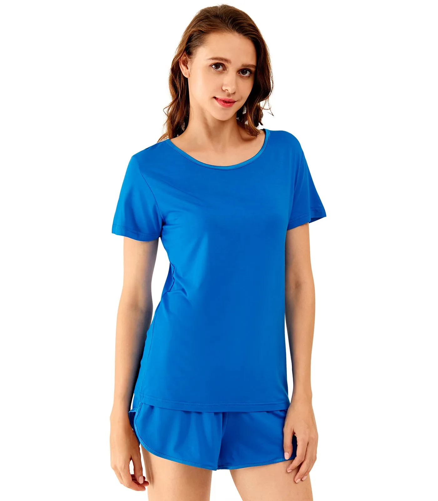 WiWi Cooling Bamboo Pajamas Set with Shorts