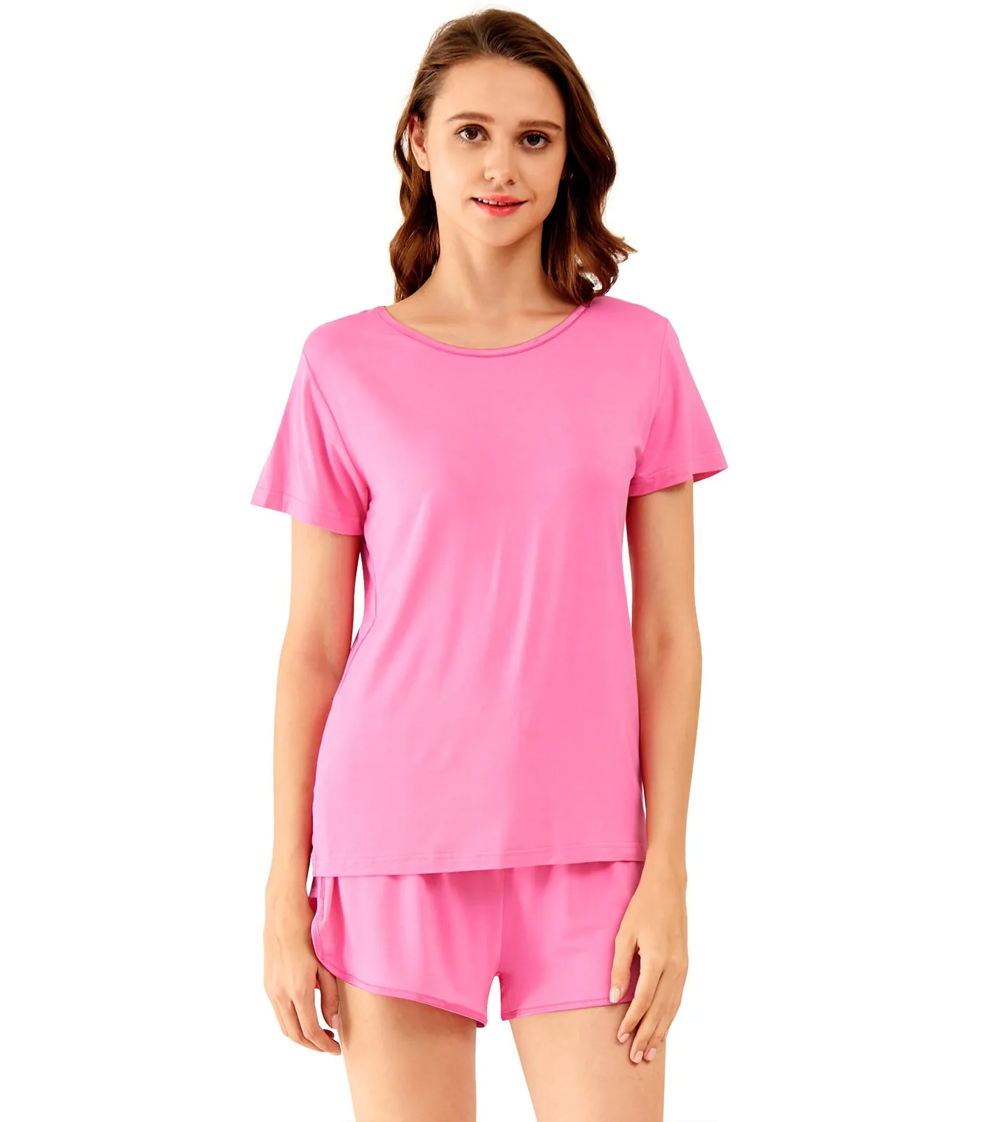 WiWi Cooling Bamboo Pajamas Set with Shorts