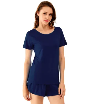 WiWi Cooling Bamboo Pajamas Set with Shorts