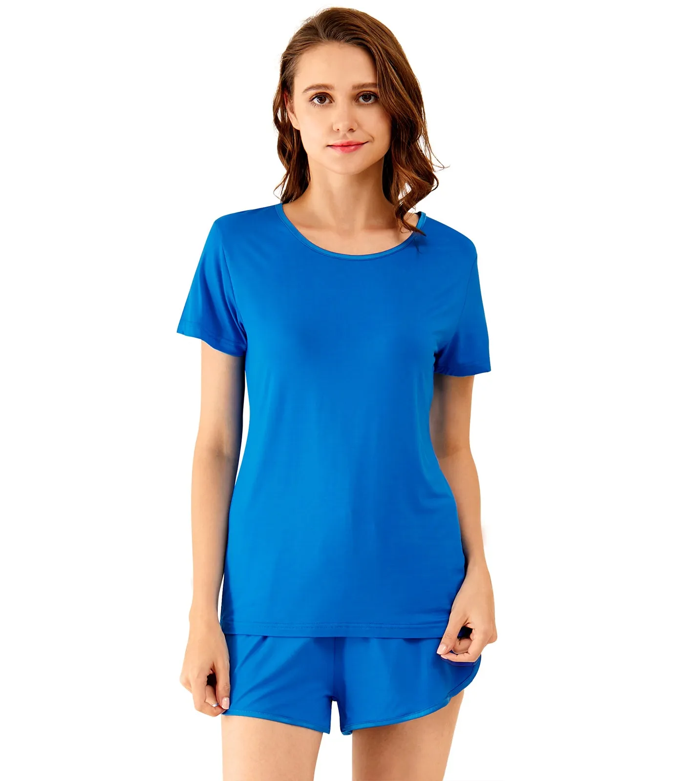 WiWi Cooling Bamboo Pajamas Set with Shorts