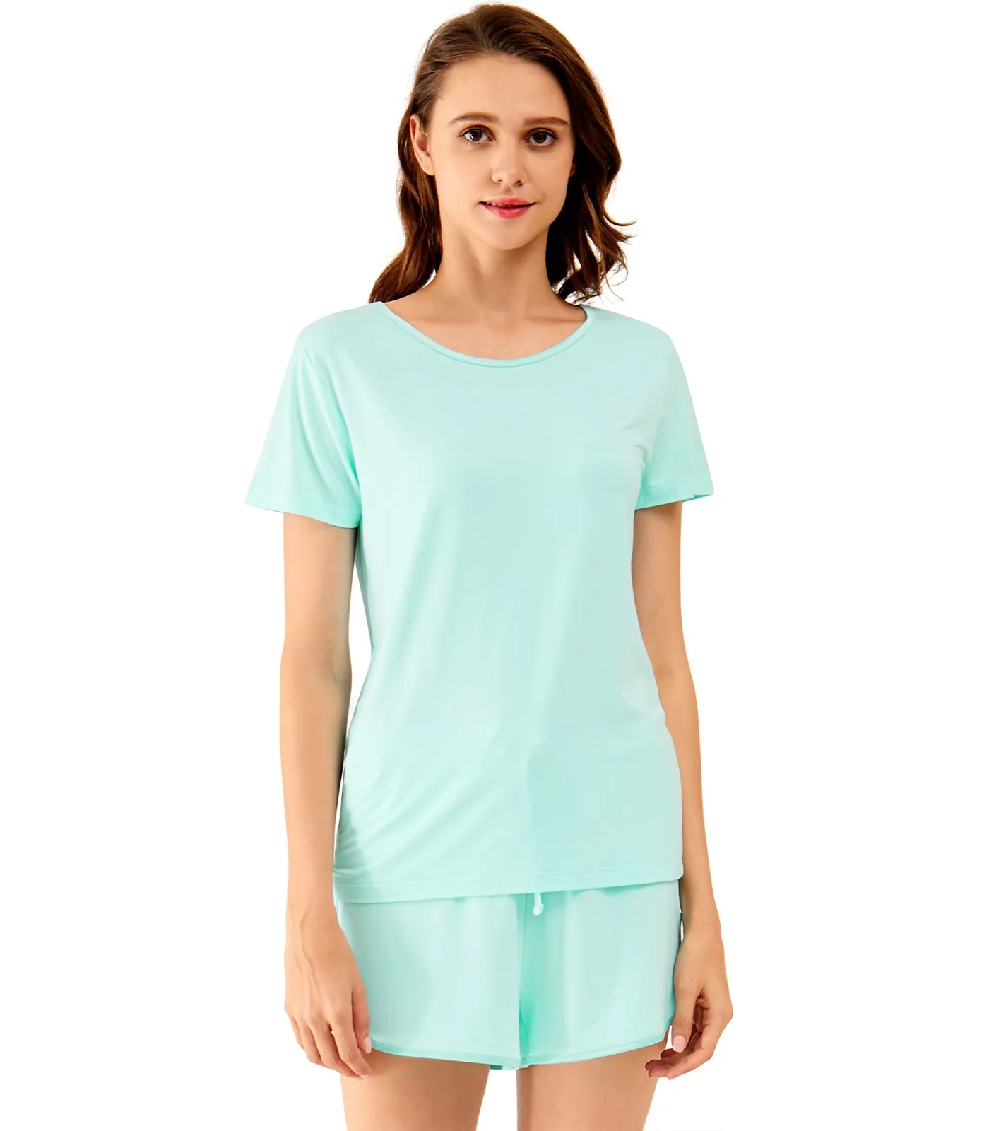 WiWi Cooling Bamboo Pajamas Set with Shorts