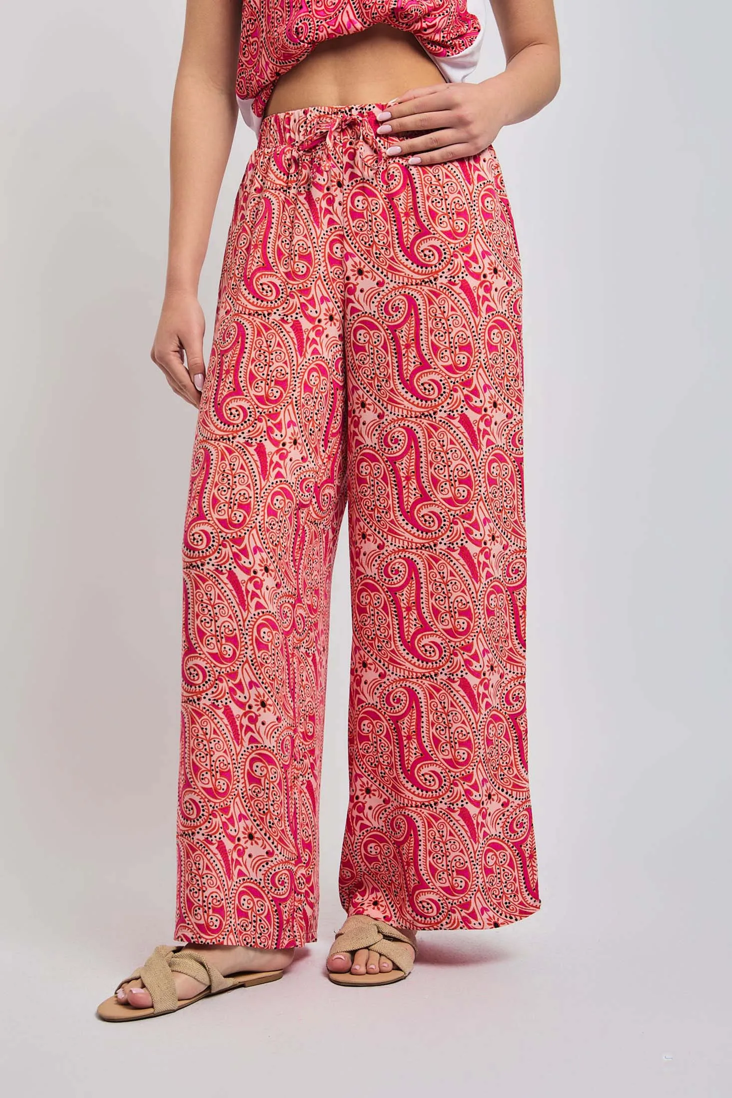 Women Pant Wide Leg Multicolor