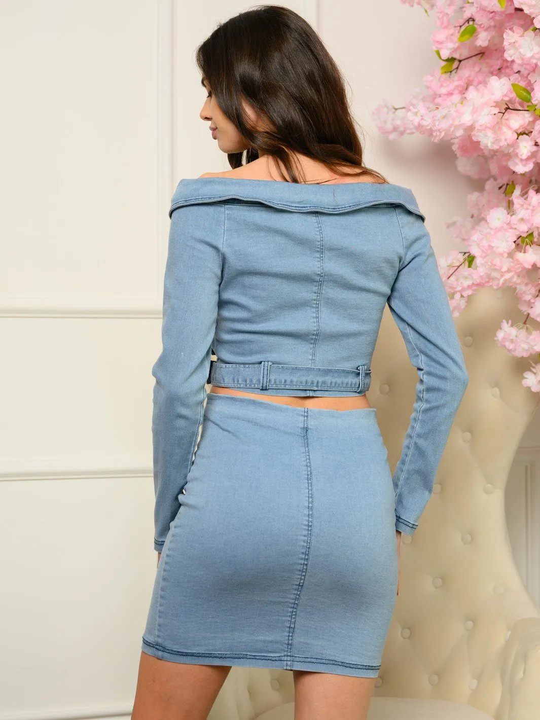 WOMEN'S 2PC. DENIM SET
