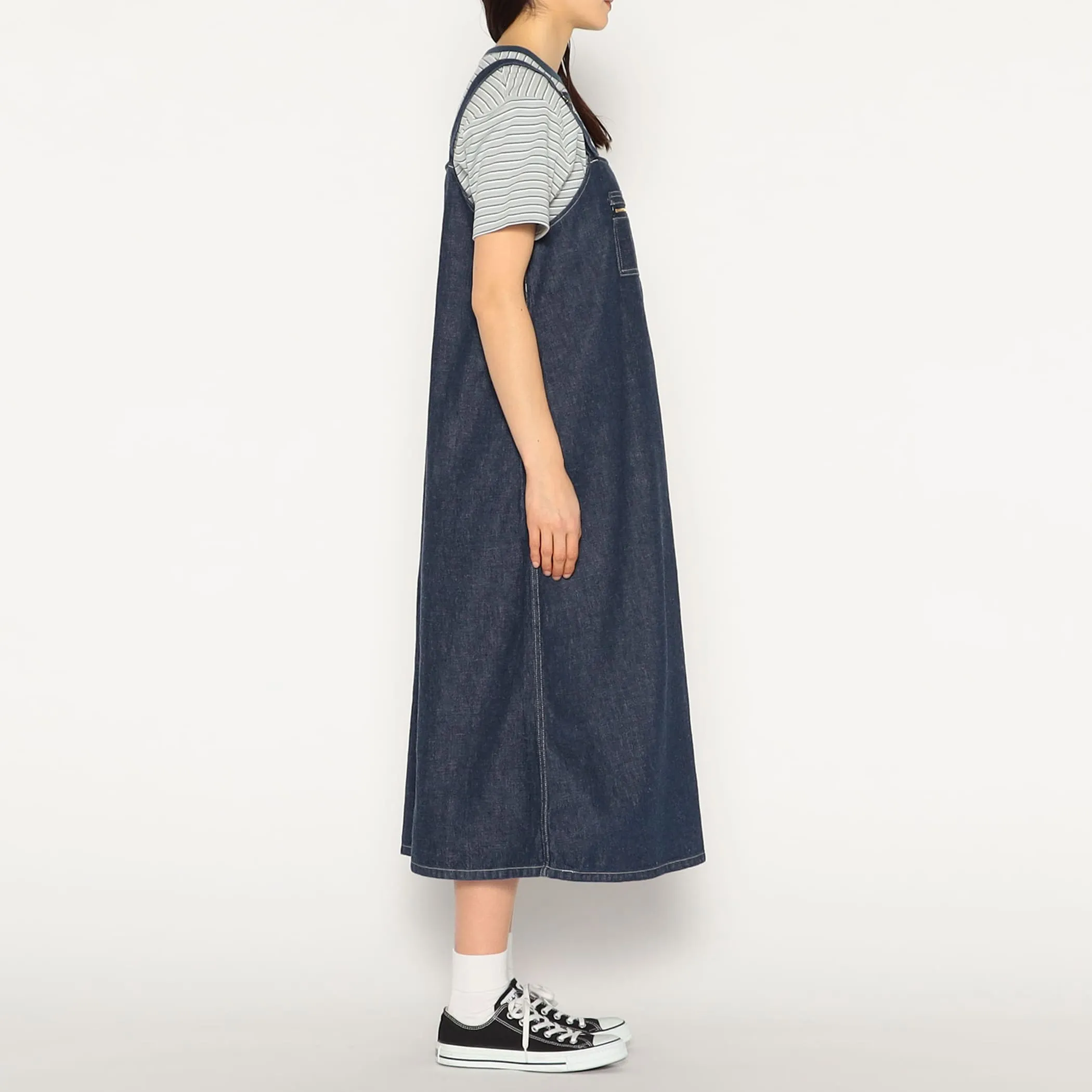 WOMEN'S DENIM OVERALLS SKIRT