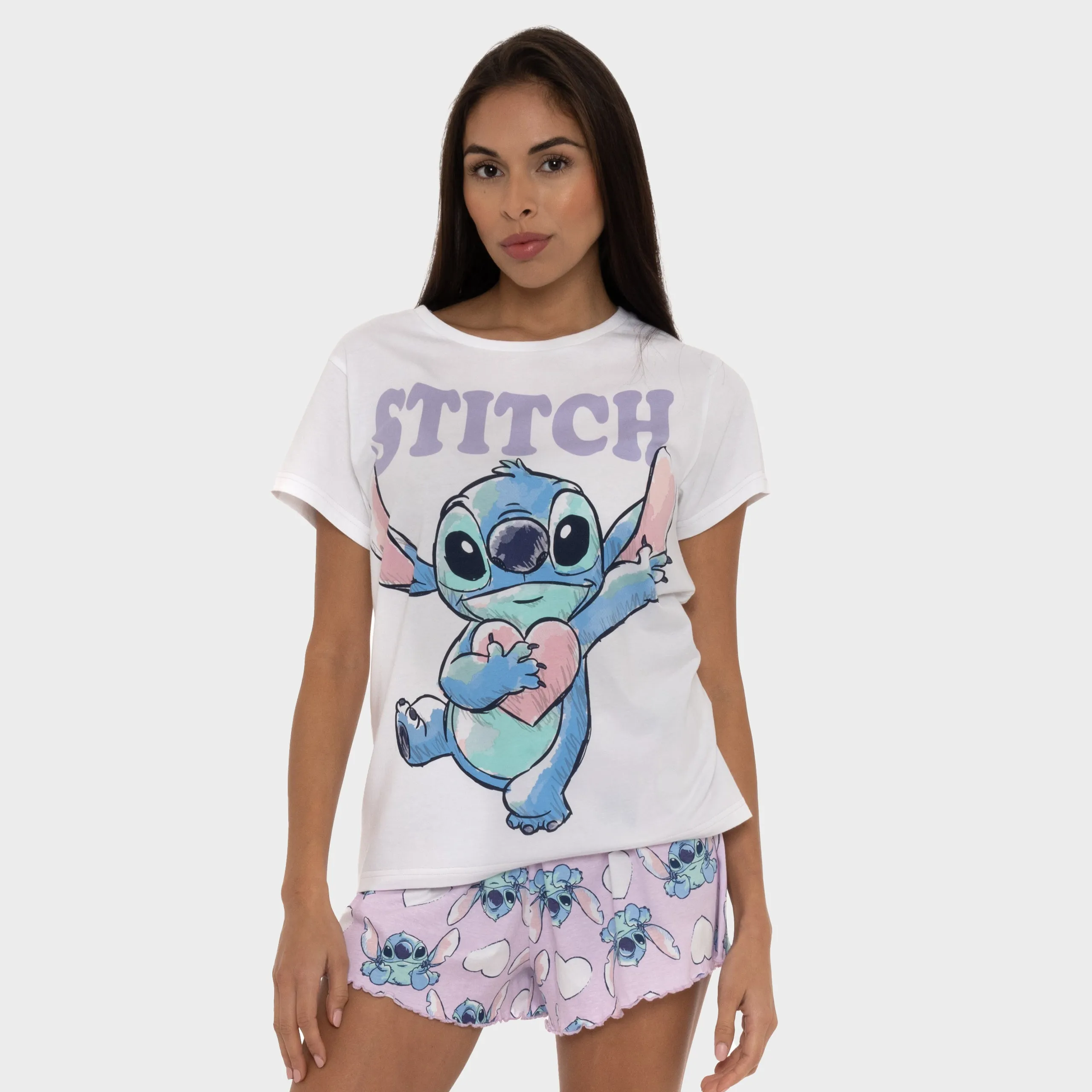 Womens Disney Lilo and Stitch Pajamas.