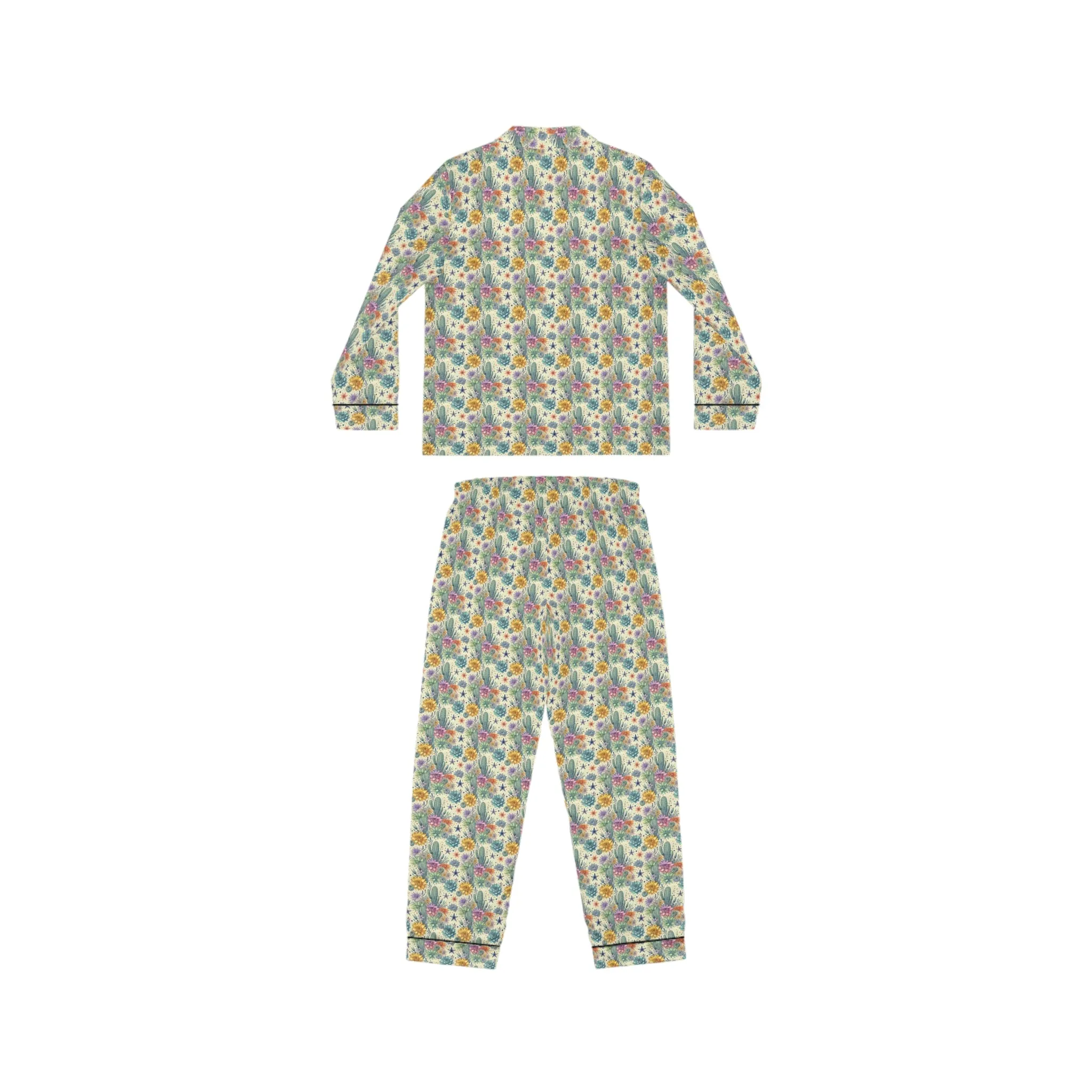 Women's Floral Satin Pajamas Set – Comfortable & Stylish Sleepwear