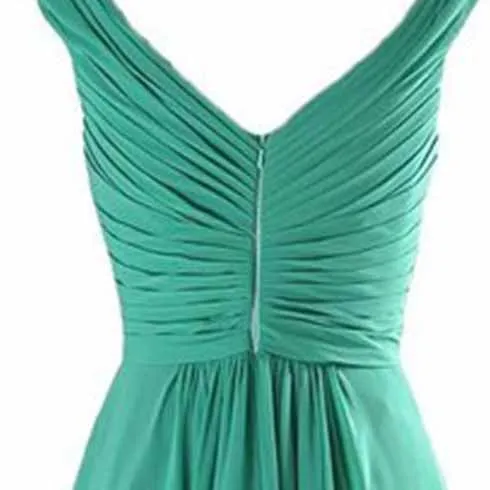 Women's Formal Chiffon Wedding Bridesmaid Maxi Dresses