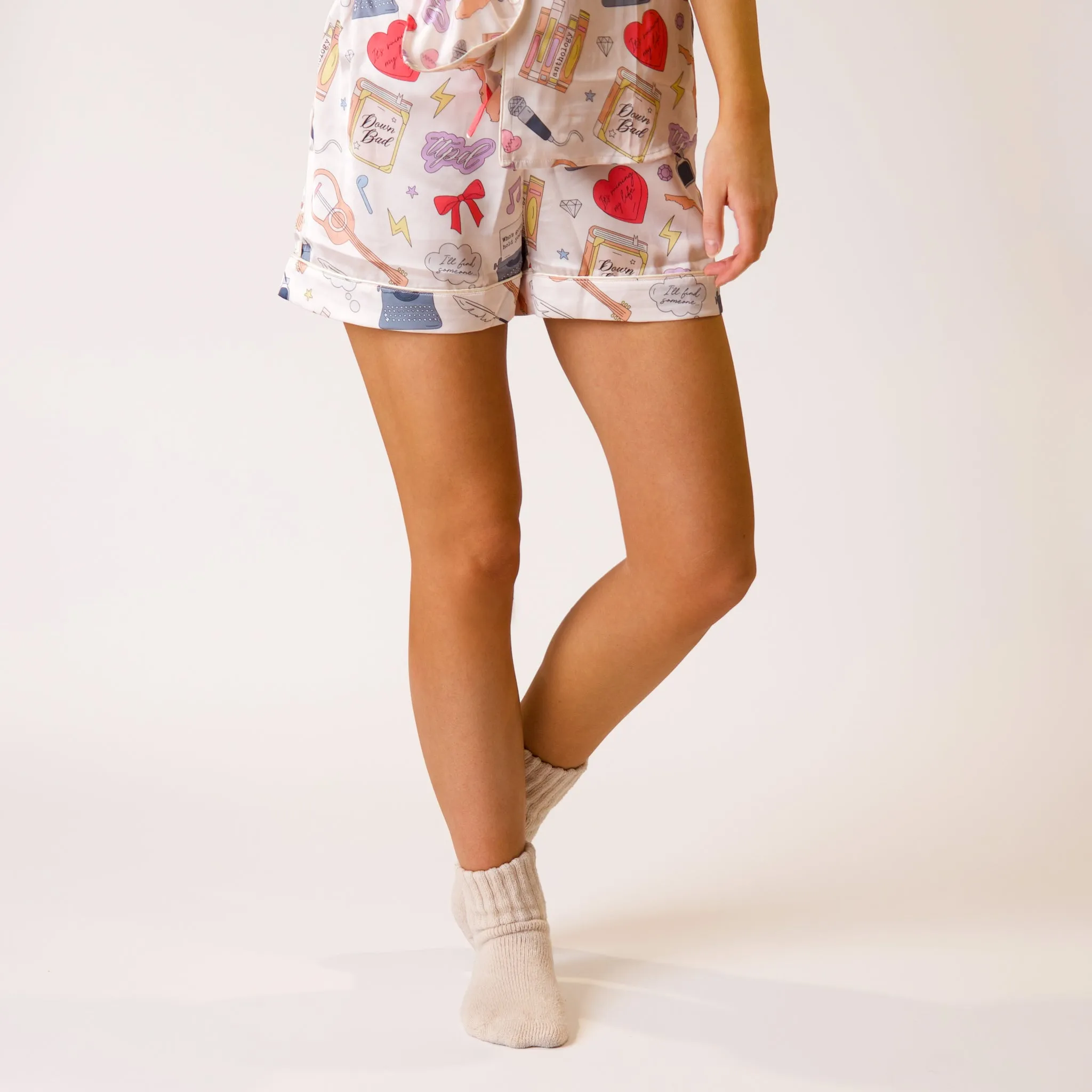 Women's Satin Icon Pajama Shorts