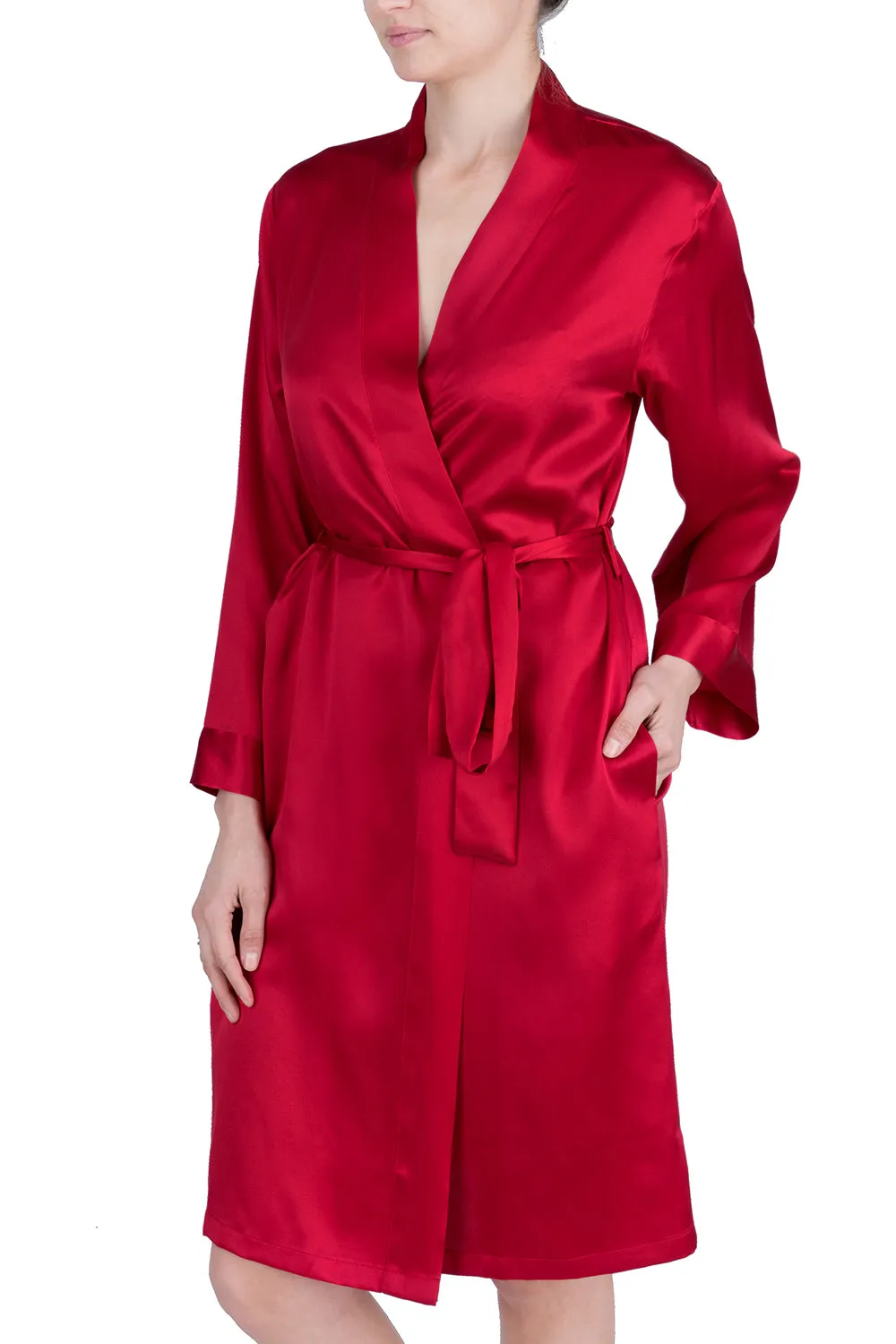 Women's Silk Sleepwear 100% Silk Robe