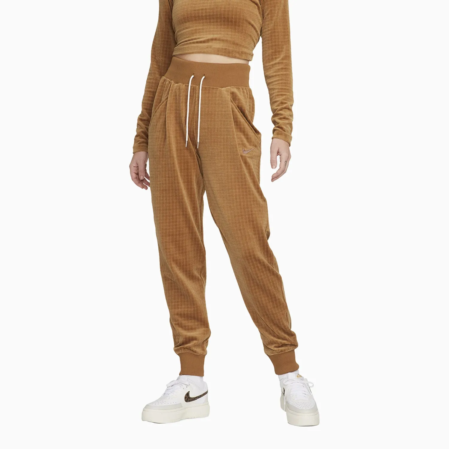 Women's Sportswear Velour Polo Outfit
