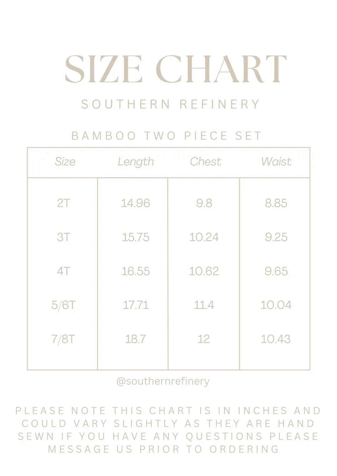 Woo Pig Children Bamboo Outfit PREORDER