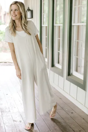 X Casually Sand Jumpsuit