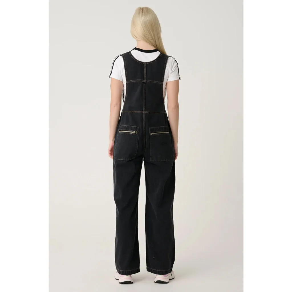 X-GIRL GORDON OVERALL - WASHED BLACK