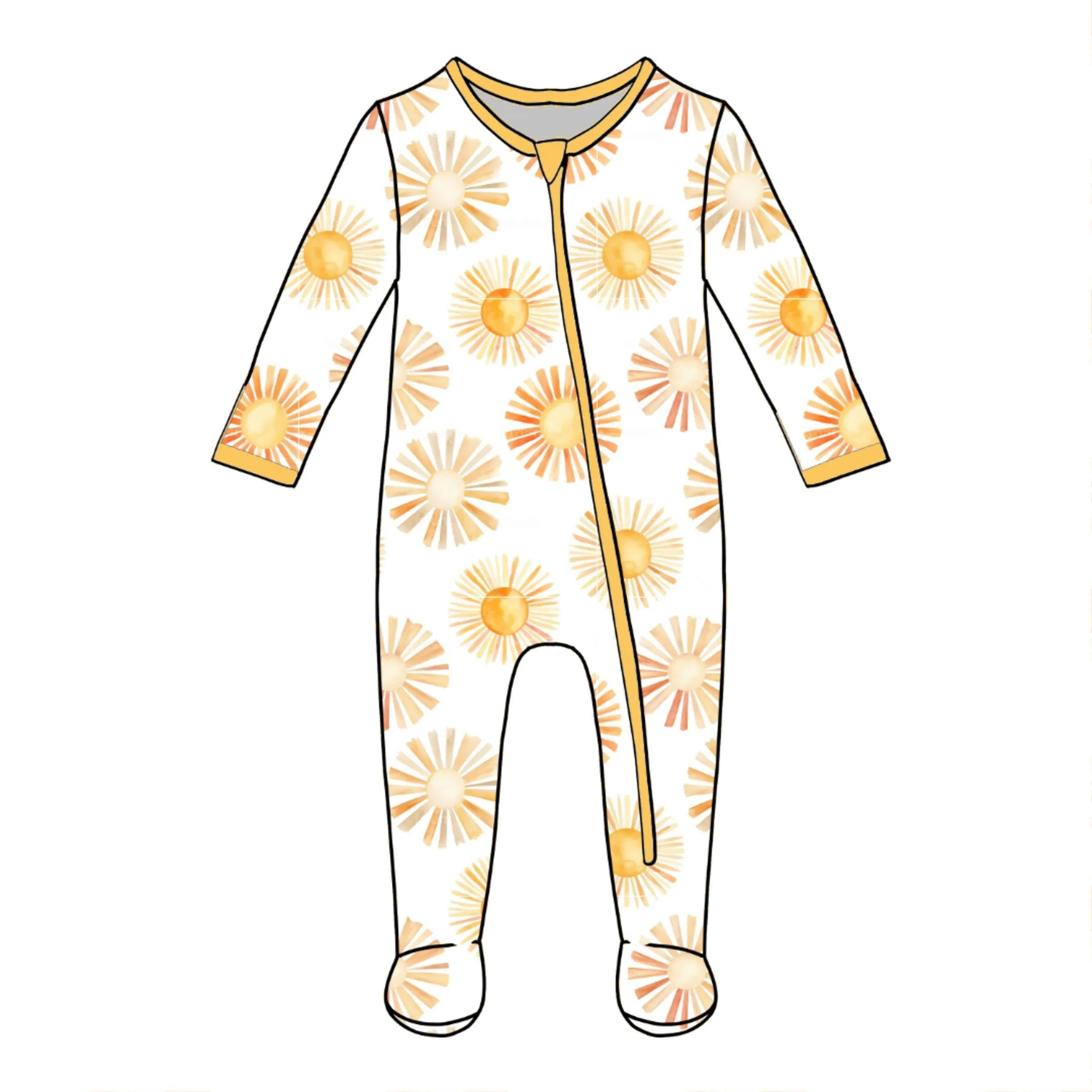 You are my Sunshine Footie Pajamas