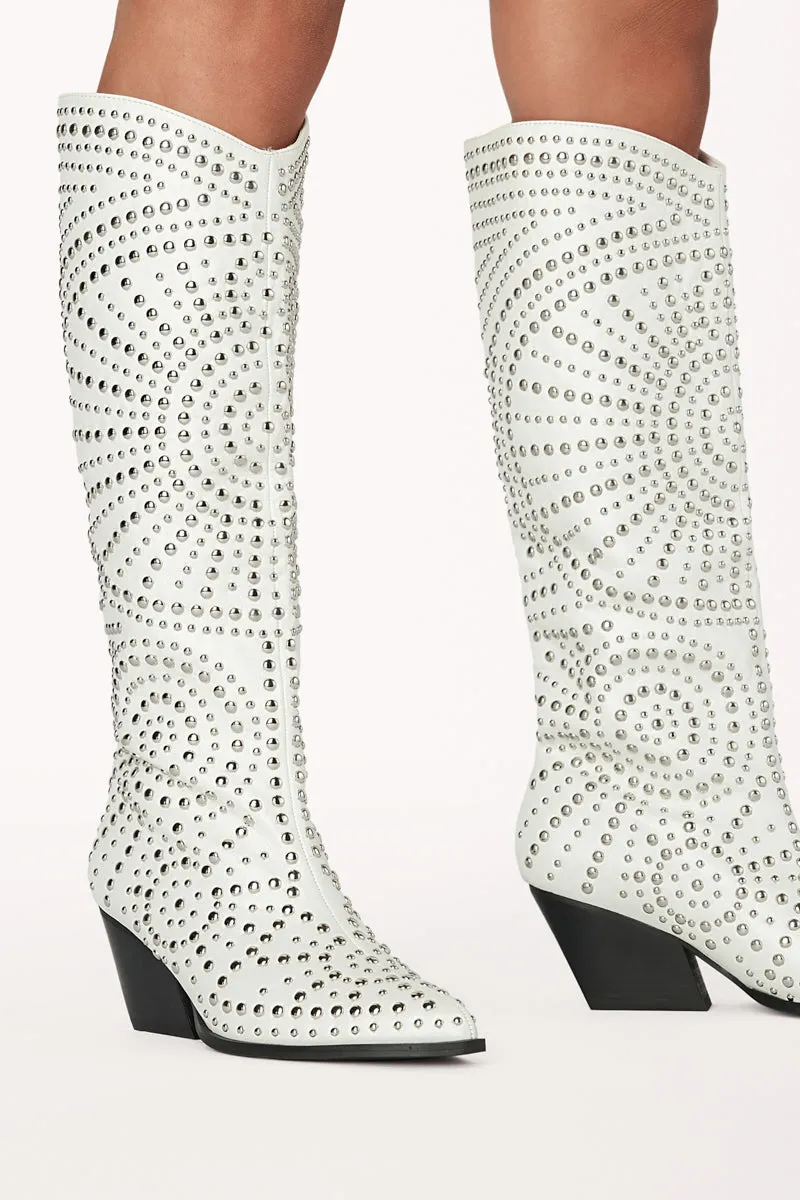 Zachariah Studded Western Boot